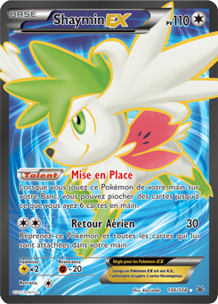 Carte Pokémon Shaymin EX 106/108 de la série Ciel Rugissant en vente au meilleur prix