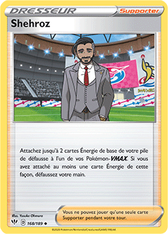 Carte Pokémon Shehroz 168/189 de la série Ténèbres Embrasées en vente au meilleur prix