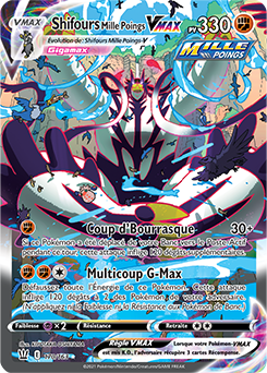 Carte Pokémon Shifours Mille Poings VMAX 170/163 de la série Styles de Combat en vente au meilleur prix