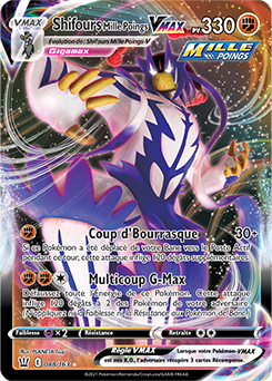 Carte Pokémon Shifours Mille Poings VMAX 88/163 de la série Styles de Combat en vente au meilleur prix