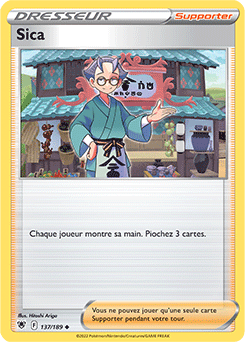 Carte Pokémon Sica 137/189 de la série Astres Radieux en vente au meilleur prix