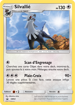 Carte Pokémon Promo Silvallié SM64 de la série Promos Soleil et Lune