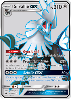 Carte Pokémon Silvallié GX 108/111 de la série Invasion Carmin en vente au meilleur prix