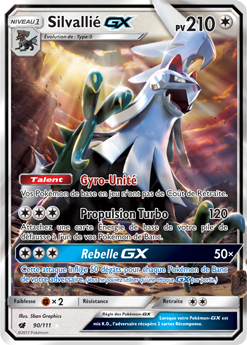 Carte Pokémon Silvallié GX 90/111 de la série Invasion Carmin en vente au meilleur prix