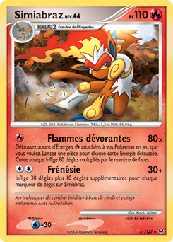 Carte Pokémon Simiabraz 31/127 de la série Platine en vente au meilleur prix