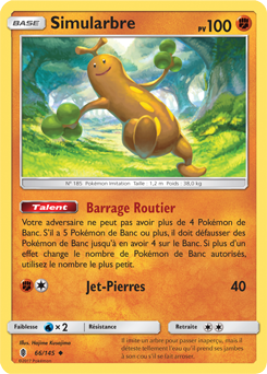 Carte Pokémon Simularbre 66/145 de la série Gardiens Ascendants en vente au meilleur prix