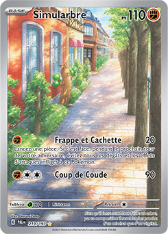 Carte Pokémon Simularbre 219/193 de la série Évolutions à Paldea en vente au meilleur prix