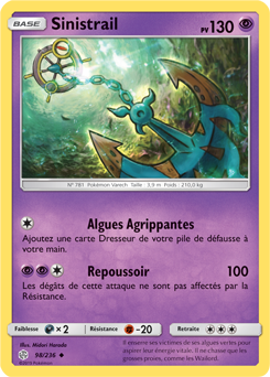 Carte Pokémon Sinistrail 98/236 de la série Éclipse Cosmique en vente au meilleur prix