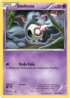 Carte Pokémon Skelénox 61/149 de la série Frantières Franchies en vente au meilleur prix
