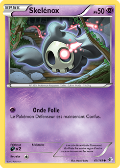 Carte Pokémon Commune Skelénox 61/149 de la série Frantières Franchies