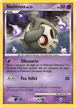 Carte Pokémon Commune Skélénox 59/100 de la série Tempête