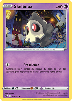 Carte Pokémon Skelénox 069/185 de la série Voltage Éclatant en vente au meilleur prix