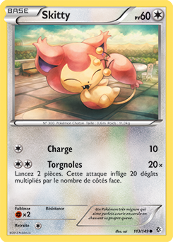 Carte Pokémon Skitty 113/149 de la série Frantières Franchies en vente au meilleur prix