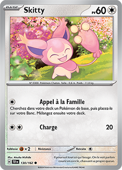 Carte Pokémon Skitty 130/162 de la série Forces Temporelles en vente au meilleur prix