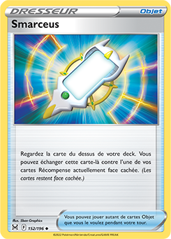 Carte Pokémon Peu commune Smarceus 152/196 de la série Origine Perdue