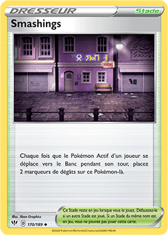 Carte Pokémon Smashings 170/189 de la série Ténèbres Embrasées en vente au meilleur prix