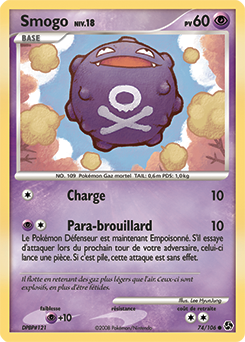 Carte Pokémon Smogo 74/106 de la série Duels au Sommet en vente au meilleur prix