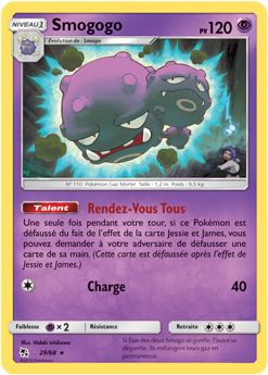 Carte Pokémon Smogogo 29/68 de la série Destinées Occultes en vente au meilleur prix