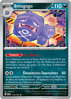 Carte Pokémon Smogogo 110/165 de la série 151 en vente au meilleur prix