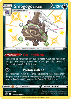 Carte Pokémon Smogogo de Galar SV077/SV122 de la série Destinées Radieuses en vente au meilleur prix