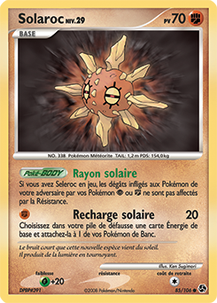 Carte Pokémon Commune Solaroc 85/106 de la série Duels au Sommet