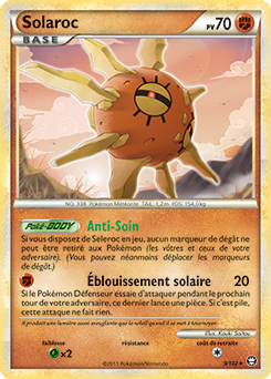 Carte Pokémon Solaroc 9/102 de la série Triomphe en vente au meilleur prix