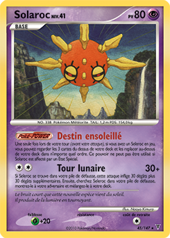 Carte Pokémon Solaroc 45/147 de la série Vainqueurs Suprêmes en vente au meilleur prix