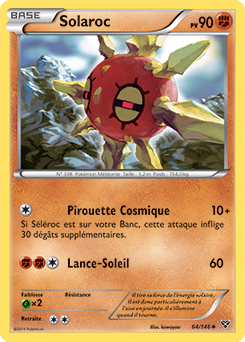 Carte Pokémon Peu commune Solaroc 64/146 de la série X&Y