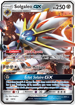 Carte Pokémon Solgaleo GX SM16 de la série Promos Soleil et Lune en vente au meilleur prix