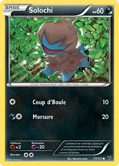 Carte Pokémon Solochi 77/101 de la série Nobles Victoires en vente au meilleur prix