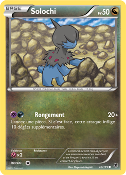 Carte Pokémon Solochi 72/119 de la série Vigueur Spectrale en vente au meilleur prix