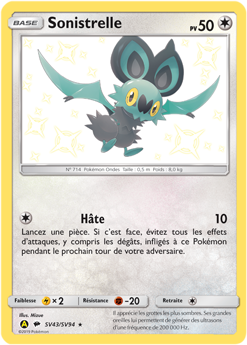 Carte Pokémon Sonistrelle SV43/SV94 de la série Destinées Occultes en vente au meilleur prix