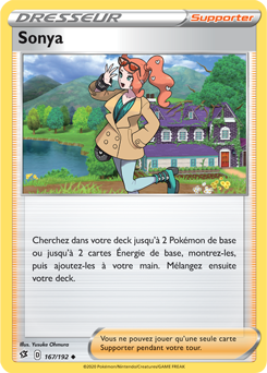 Carte Pokémon Sonya 167/192 de la série Clash des Rebelles en vente au meilleur prix