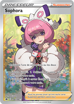 Carte Pokémon Sophora 194/198 de la série Règne de Glace en vente au meilleur prix