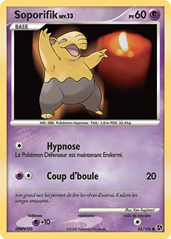 Carte Pokémon Commune Soporifik 65/106 de la série Duels au Sommet