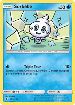 Carte Pokémon Sorbébé 33/145 de la série Gardiens Ascendants en vente au meilleur prix