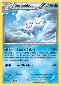 Carte Pokémon Rare Sorbouboul 29/101 de la série Nobles Victoires
