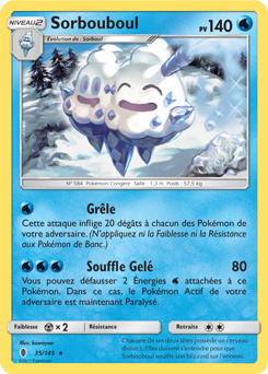 Carte Pokémon Sorbouboul 35/145 de la série Gardiens Ascendants en vente au meilleur prix