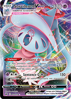 Carte Pokémon Sorcilence VMAX 066/159 de la série Zénith Suprême en vente au meilleur prix