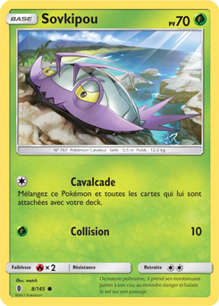 Carte Pokémon Commune Sovkipou 8/145 de la série Gardiens Ascendants