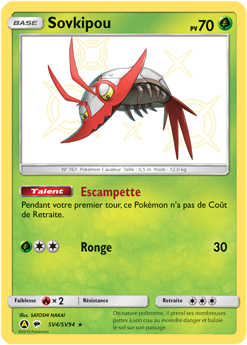 Carte Pokémon Sovkipou SV4/SV94 de la série Destinées Occultes en vente au meilleur prix