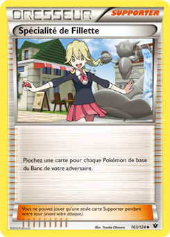 Carte Pokémon Spécialité de Fillette 103/124 de la série Impact des Destins en vente au meilleur prix