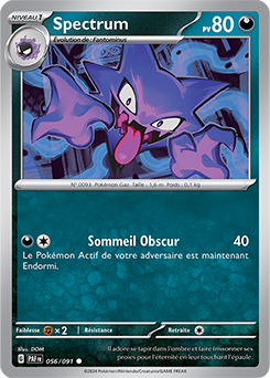 Carte Pokémon Spectrum 56/91 de la série Destinées de Paldea en vente au meilleur prix