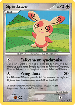 Carte Pokémon Spinda 46/147 de la série Vainqueurs Suprêmes en vente au meilleur prix