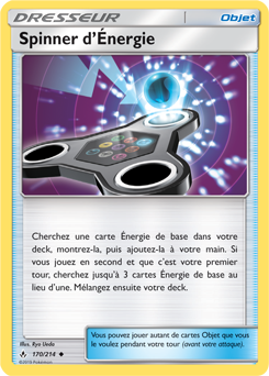 Carte Pokémon Spinner d'Énergie 170/214 de la série Alliance Infallible en vente au meilleur prix
