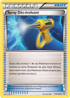 Carte Pokémon Spray Dés-évoluant 113/124 de la série Dragons Éxaltés en vente au meilleur prix