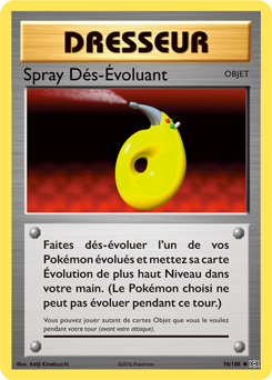 Carte Pokémon Spray Dés-Évoluant 76/108 de la série Évolutions en vente au meilleur prix