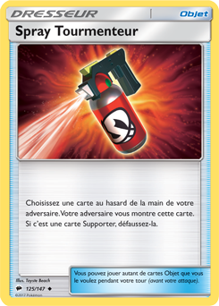 Carte Pokémon Spray Tourmenteur 125/147 de la série Ombres Ardentes en vente au meilleur prix