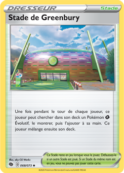 Carte Pokémon Stade de Greenbury 068/073 de la série La Voie du Maître en vente au meilleur prix