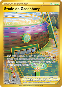 Carte Pokémon Stade de Greenbury 234/203 de la série Évolution Céleste en vente au meilleur prix